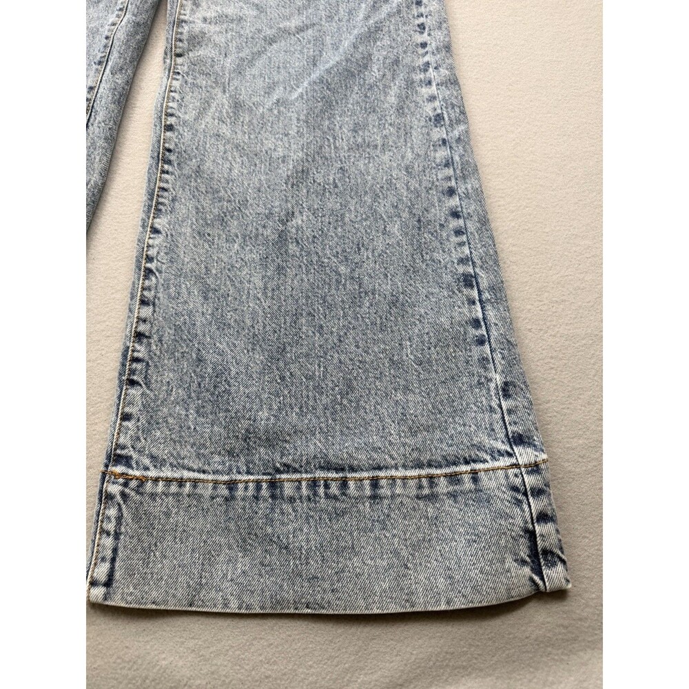 Habitual Women’s Wide Leg Jeans Size 26 High Rise Light Wash Blue Denim Pants - Picture 4 of 16